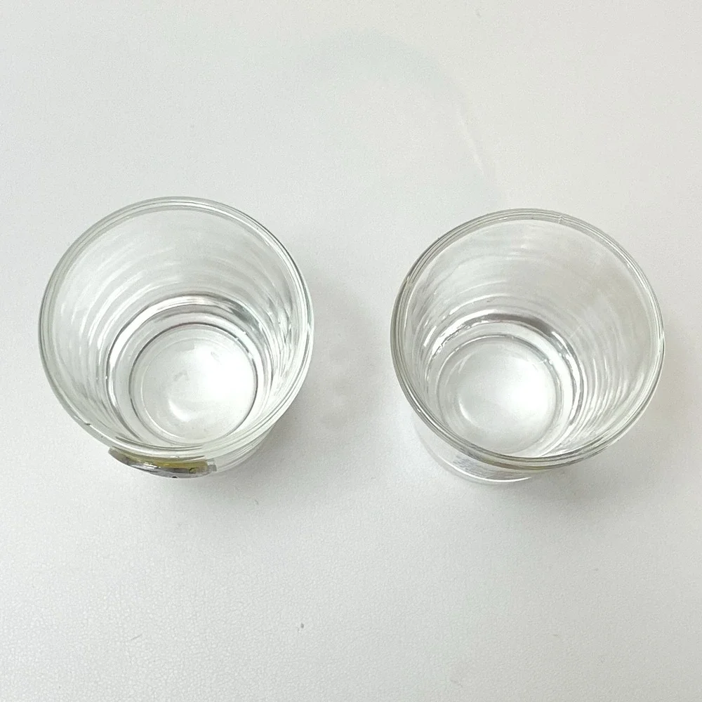 Hershey Park Pennsylvania Souvenir Shot Glass Set Of 2 Glasses Chocolate Factory